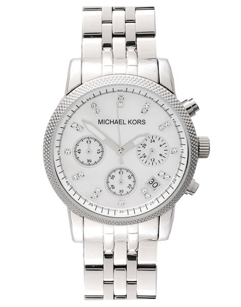 michael kors women's ritz watch silver|ritz & co watches.